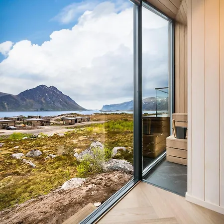 New! Spectacular Cabin In Lofoten Kleppstad Exterior photo